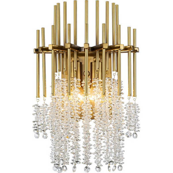 Настенные светильник хрусталь (12052/2W Gold) Indigo Cappella V000601-76170