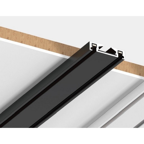 Накладной магнитный шинопровод 48V 2м Italline IT09-9020 black-43926