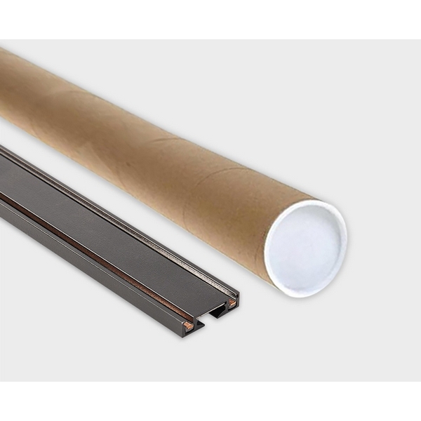 Накладной магнитный шинопровод 48V 2м Italline IT09-9020 black tube-43926