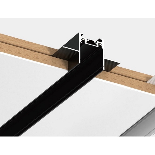 Встраиваемый магнитный шинопровод 48V 2м Italline IT09-9021 black-43926