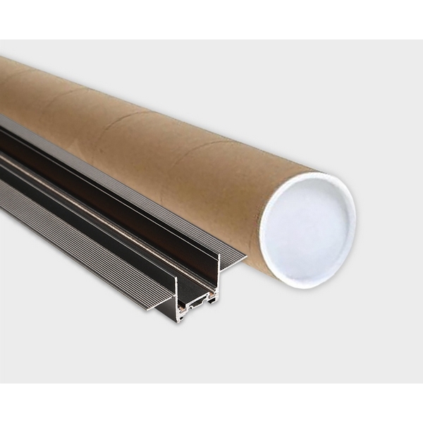 Встраиваемый магнитный шинопровод 48V 2м Italline IT09-9021 black tube-43926