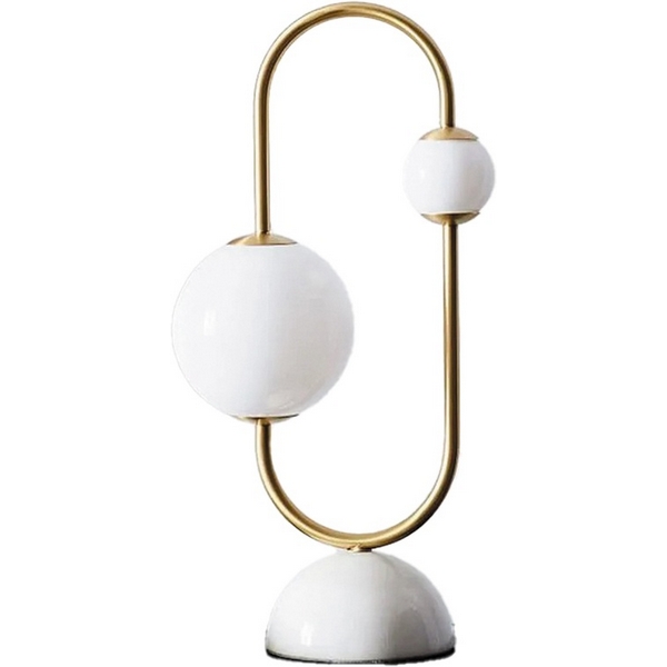 Настольная лампа Kink Light Алана 07712-T,20(01)-68403 бронза/белый G9 2*5W (Led) шарики