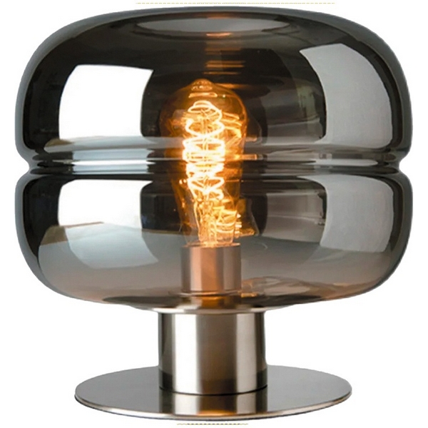 Настольная лампа Kink Light Лаваль 07720-T,02(16)-42987 хром/серый E27 1*40W