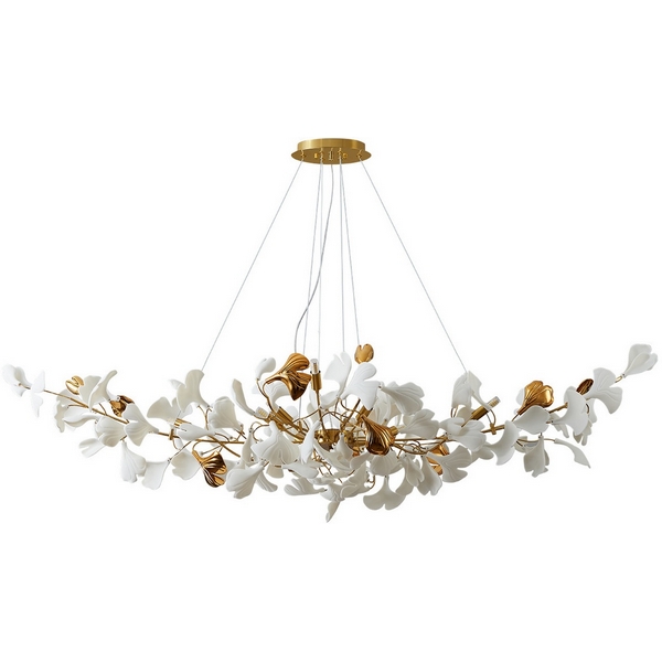 Подвеспная люстра Kink Light Сири 07868-10A,36-30625 латунь G9 10*5W лепестки