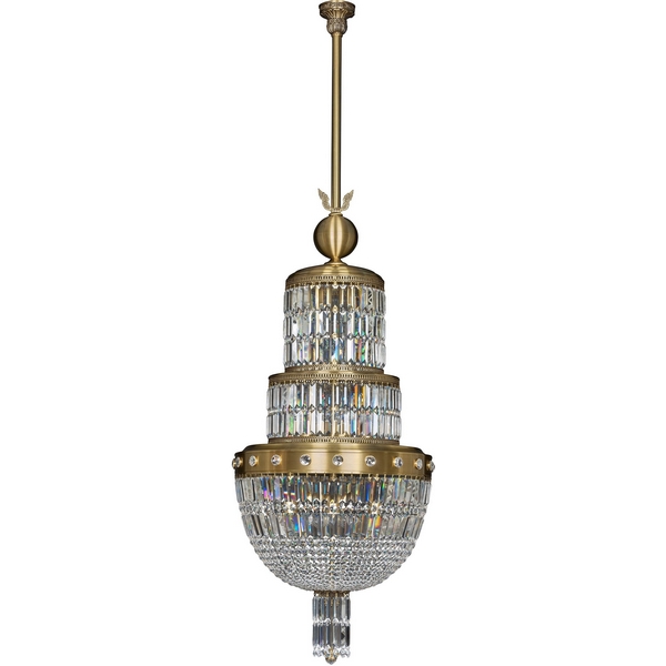 Потолочная люстра хрустальная Sienna-crystal Kutek Swarovski SIE-ZWD-1(P)600-69142