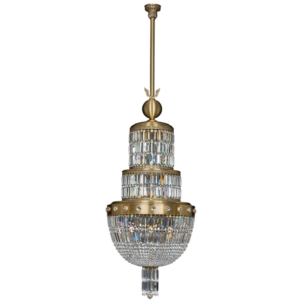 Потолочная люстра хрустальная Sienna-crystal Kutek Swarovski SIE-ZWD-1(ZM)600-69142