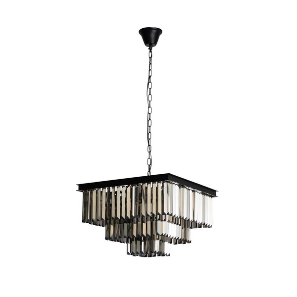 Подвесная каскадная люстра хрустальная светодиодная Loft It Prism 10018/500S-04906