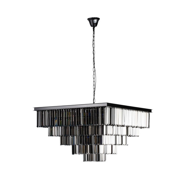 Подвесная каскадная люстра хрустальная светодиодная Loft It Prism 10018/800S