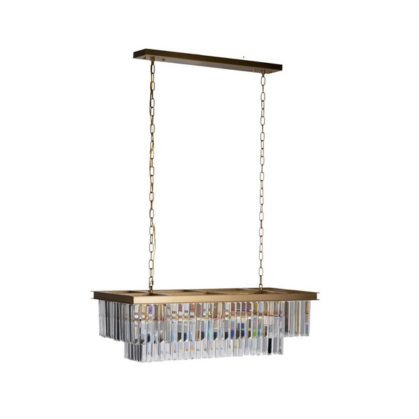 Подвесная люстра хрустальная светодиодная Loft It Prism Clear 10019/800R-46750