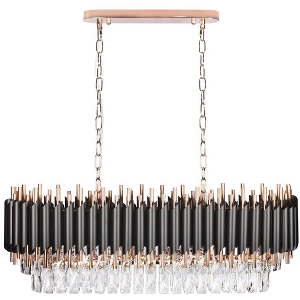 Подвесная каскадная люстра хрусталь Loft It Eclair 10206/1200R-04906