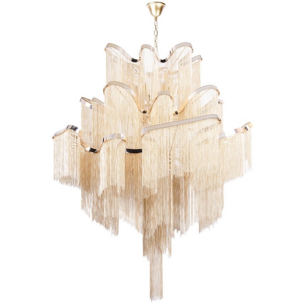 Подвесная каскадная люстра Loft It Stream 10208/1000 Gold-46750