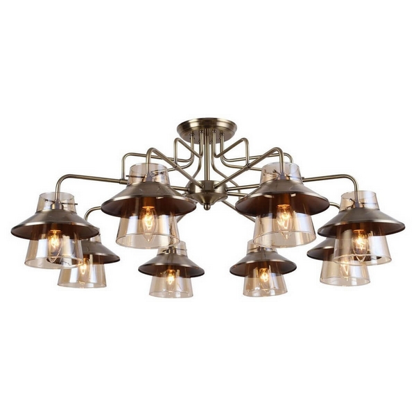 Большая потолочная люстра IP21 Lussole LGO Cochise GRLSP-8079-36772