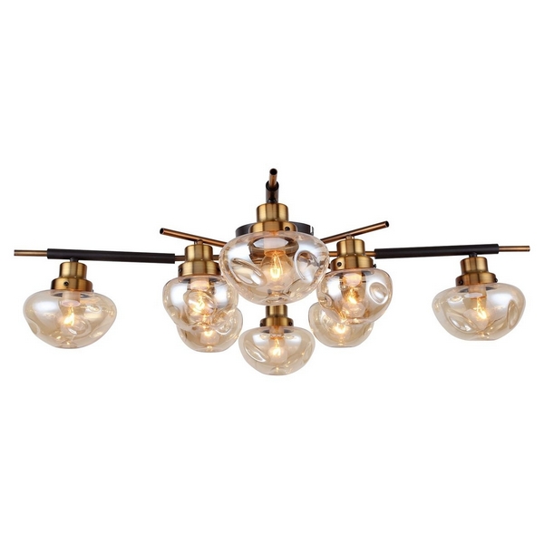 Большая потолочная люстра IP21 Lussole LGO Oahe GRLSP-8142-01811 шарики