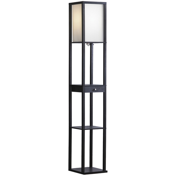 Торшер колонна IP21 со столиком Lussole LGO Woodruff LSP-0333-20245