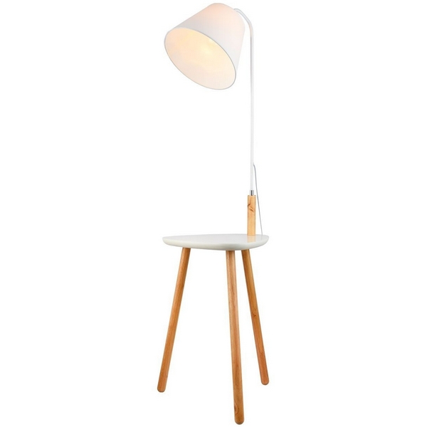 Изогнутый торшер на треноге со столиком IP21 Lussole LGO Wrangell LSP-0522-36772