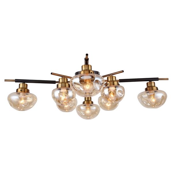 Большая потолочная люстра IP21 Lussole LGO Oahe LSP-8142-04450 шарики