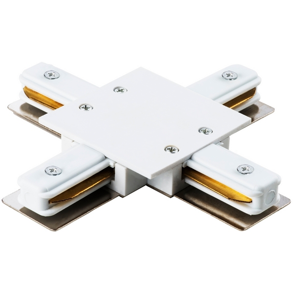 Соединитель X-образный д/встраиваемых треков однофазный Lightstar Barra 501146-10933