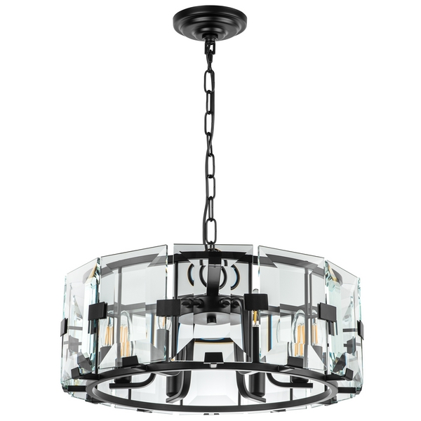 Подвесная люстра хрустальная Lightstar Novara 713267-77227 в виде свечи