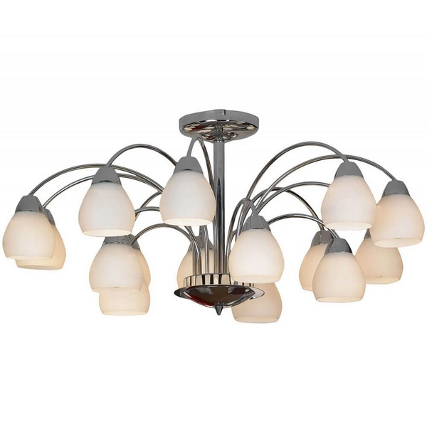 Большая потолочная люстра IP21 Lussole Loft Apiro GRLSF-2403-15-95001 шарики