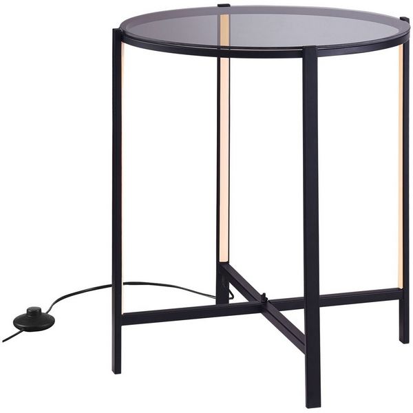 Торшер со столиком IP21 светодиодный с выключателем Lussole Loft Seattle LSP-0565-69642