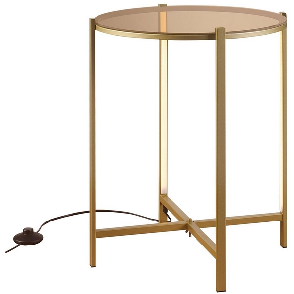 Торшер со столиком IP21 светодиодный с выключателем Lussole Loft Seattle LSP-0566-95001