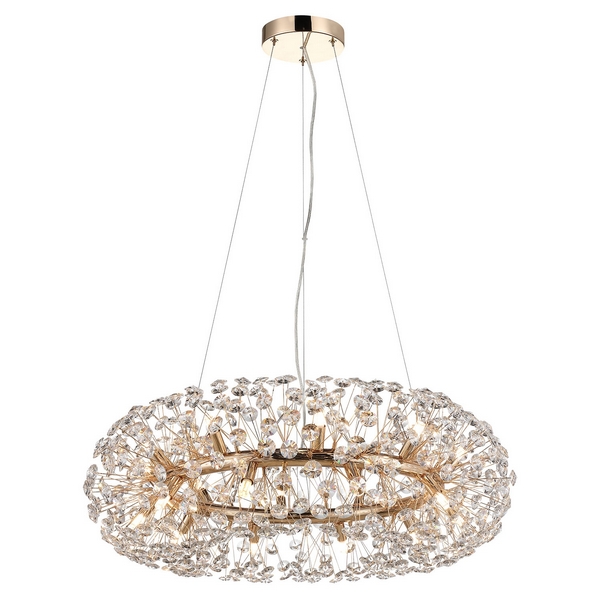 Большая подвесная люстра IP21 Lussole Loft Alaska LSP-8338-11364 кольцо