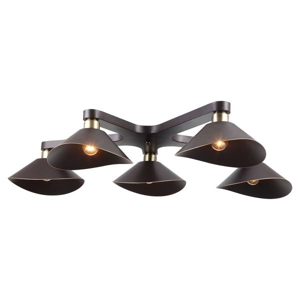 Большая потолочная люстра IP21 Lussole Loft Opelika LSP-9535-93872