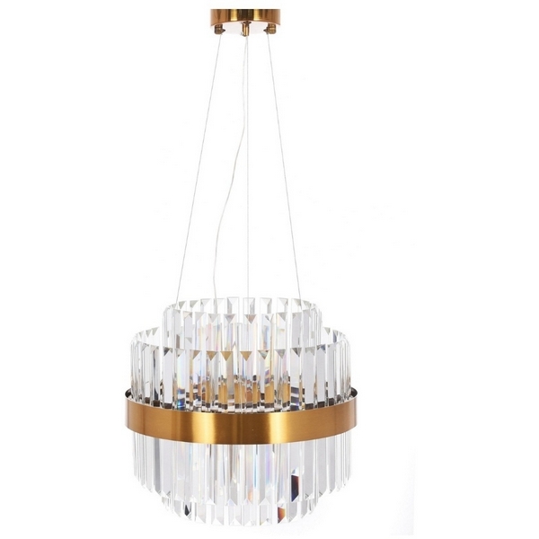 Подвесная люстра хрустальная светодиодная Lumina Deco LDP 8017-400 MD-67734