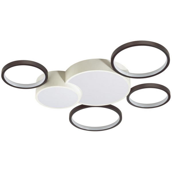 Потолочная люстра светодиодная диммируемая с пультом Lumion Norbert 5253/99CL-81588 кольцо