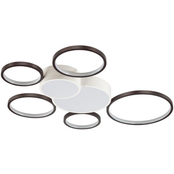 Потолочная люстра светодиодная диммируемая с пультом Lumion Norbert 5254/99CL-81588 кольцо