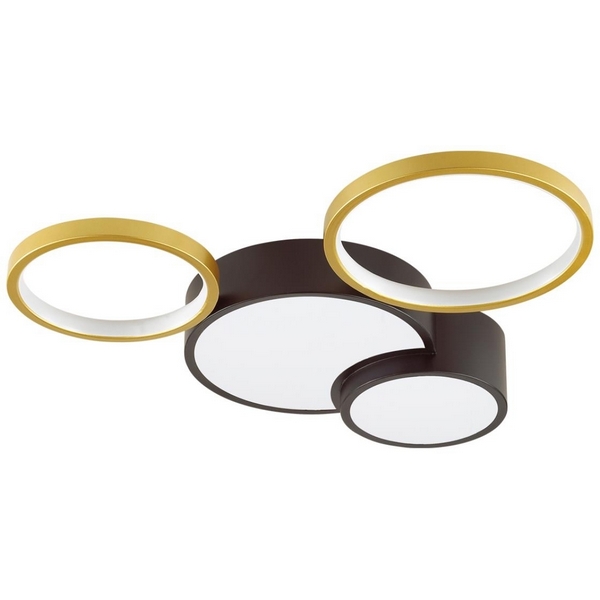 Потолочная люстра светодиодная диммируемая с пультом Lumion Norbert 5255/64CL-36870 кольцо