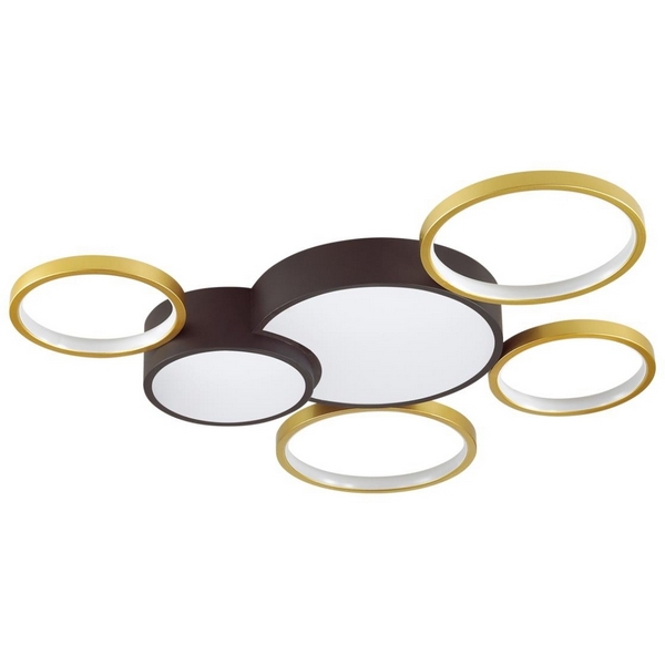 Потолочная люстра светодиодная диммируемая с пультом Lumion Norbert 5255/99CL-18950 кольцо