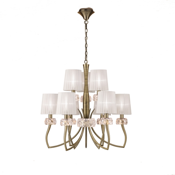 Большая люстра Mantra Loewe 4730