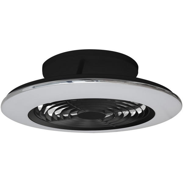 Потолочная люстра светодиодная с вентилятором пультом и управлением смартфоном регулировкой цветовой температуры яркости Mantra Alisio 7495-24284 (Умный дом)