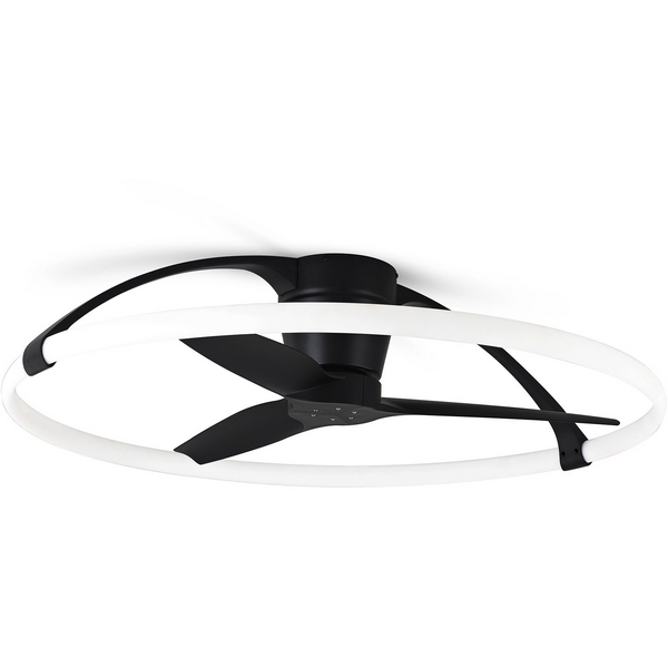 Потолочная люстра светодиодная с вентилятором пультом и управлением смартфоном голосовым регулировкой цветовой температуры Mantra Nepal 7531-89163 (Умный дом)