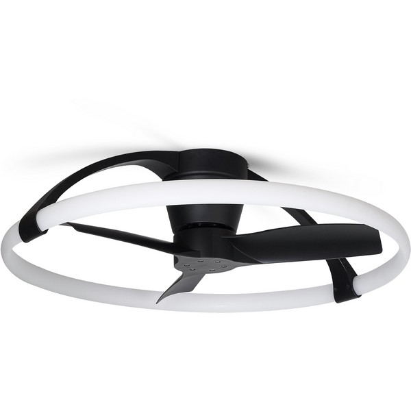 Потолочная люстра светодиодная с вентилятором пультом и управлением смартфоном голосовым регулировкой цветовой температуры Mantra Nepal 7802-46874 (Умный дом)