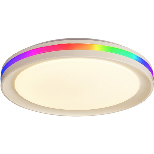 Потолочный светодиодный светильник круглый с пультом RGB Mantra Gamer 8484-33644