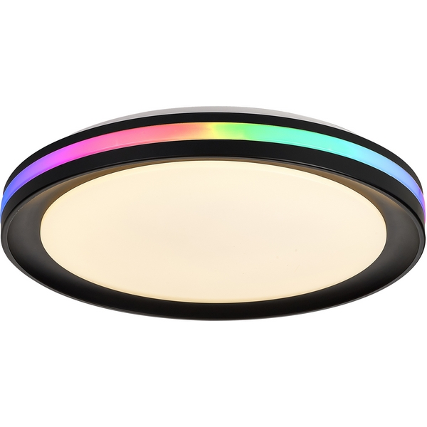 Потолочный светодиодный светильник круглый с пультом RGB Mantra Gamer 8485-33644