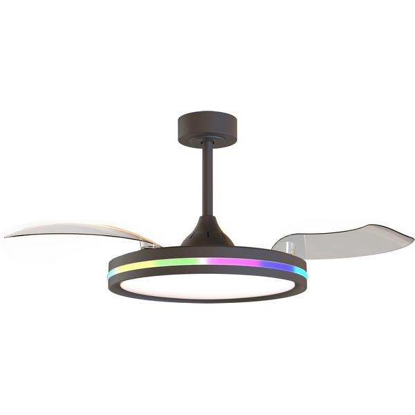 Люстра потолочная-вентилятор RGB LED с ПДУ Mantra Rafaga 8728-44994