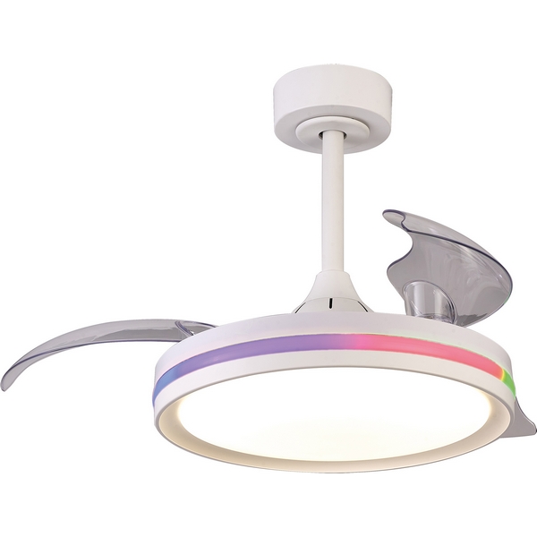 Люстра потолочная-вентилятор RGB LED с ПДУ Mantra North 8729-12405