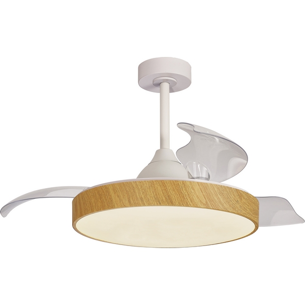 Люстра потолочная-вентилятор LED с ПДУ Mantra Alaska 8753-56183