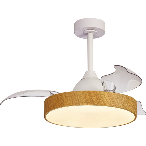 Люстра потолочная-вентилятор LED с ПДУ Mantra Alaska 8756-58083