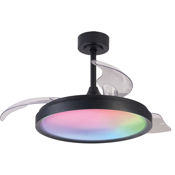 Люстра потолочная-вентилятор RGB LED с ПДУ Mantra Siberia 8759-12405