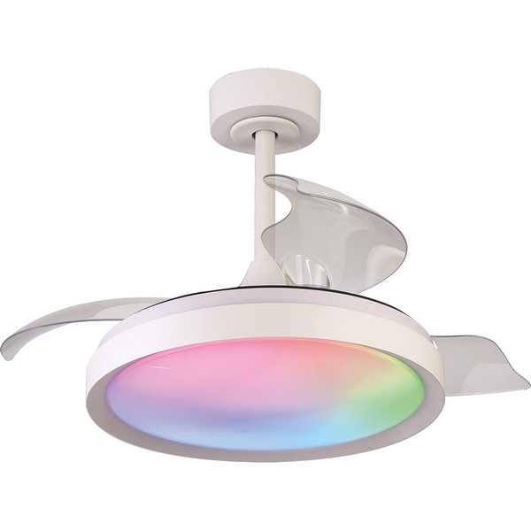 Люстра потолочная-вентилятор RGB LED с ПДУ Mantra Siberia 8760-55610