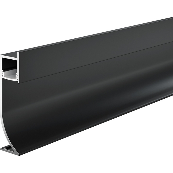 Алюминиевый профиль плинтус с подсветкой 53x14 Maytoni Led Strip ALM-5314-B-2M-69539