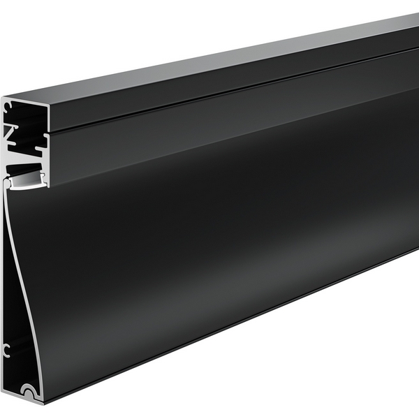 Алюминиевый профиль плинтус с подсветкой 80x18 Maytoni Led Strip ALM-8018-B-2M-86294