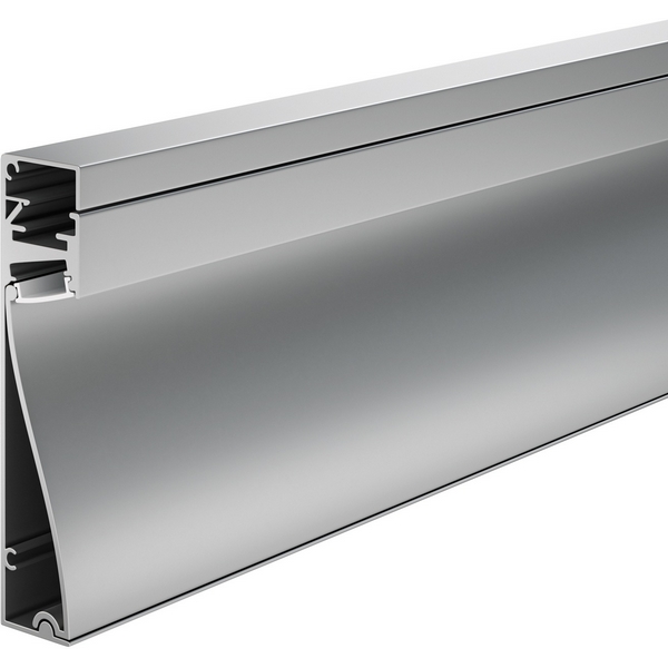 Алюминиевый профиль плинтус с подсветкой 80x18 Maytoni Led Strip ALM-8018-S-2M-17684