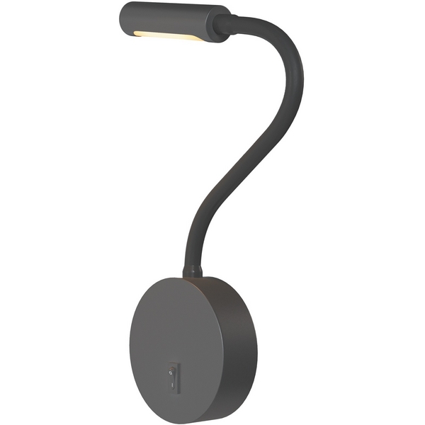 Настенный светильник на гибкой ножке для чтения (бра на гибкой ножке) Stem 3000К 3Вт IP 20 LED Maytoni Technical C035WL-L3B3K-91185