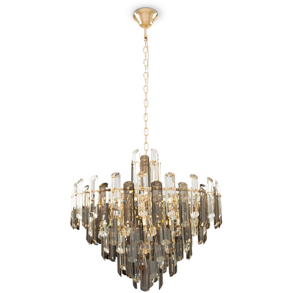 Подвесная люстра хрустальная Maytoni Flare DIA200PL-08G-01834