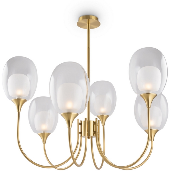 Люстра потолочная на штанге Maytoni Aura MOD016PL-06BS-50688